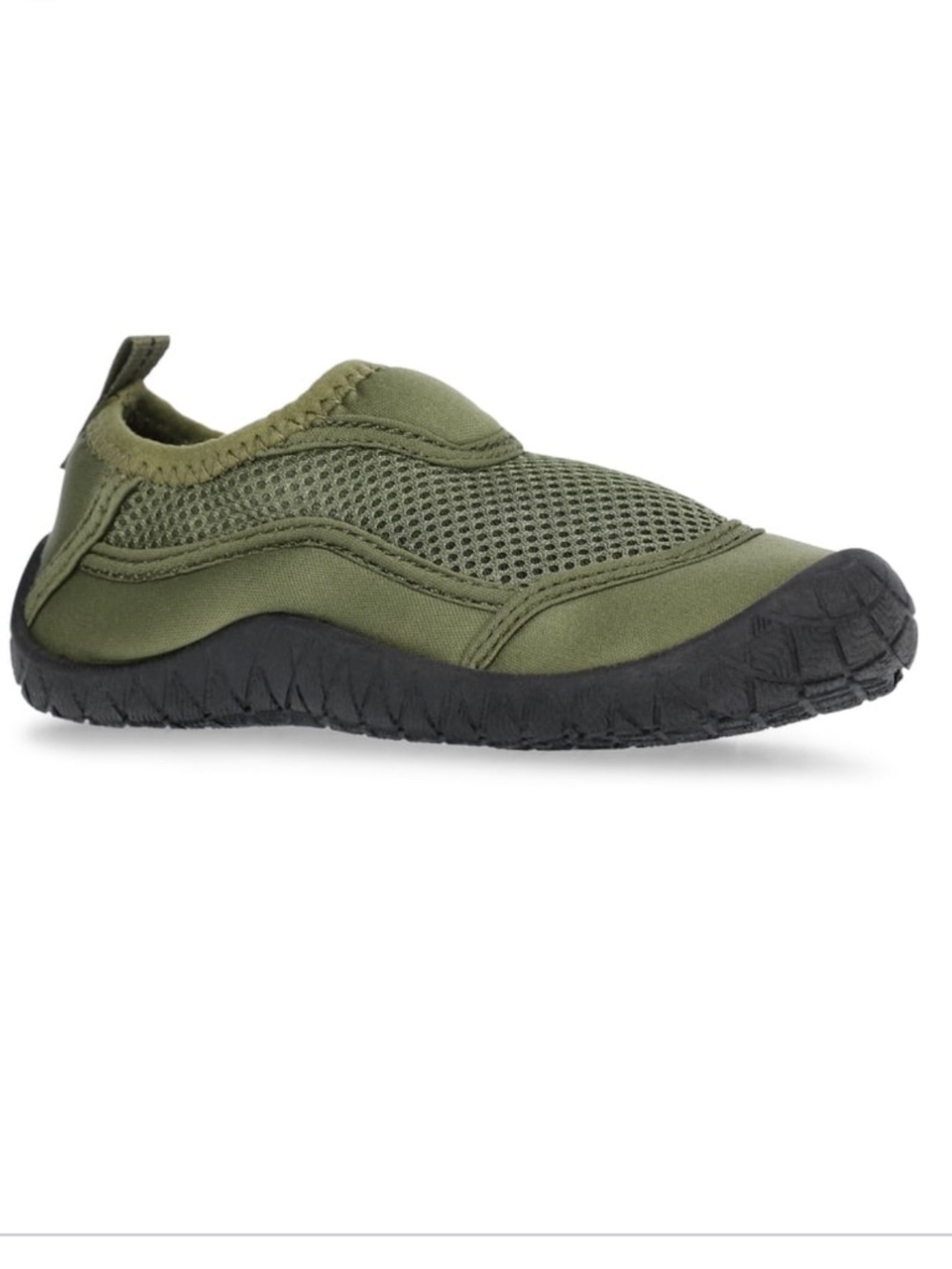Wonder Nation Toddler Boy Water Shoes Olive Green Size 7/8 NWT